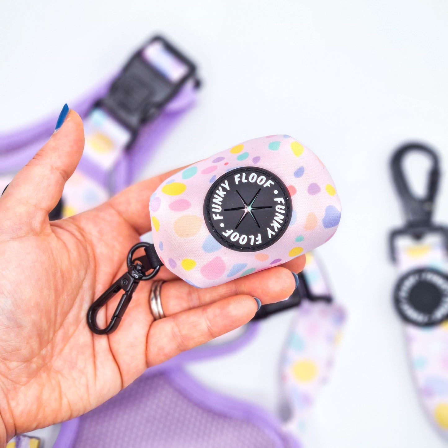 Bubblegum Burst - Poo Bag Holder
